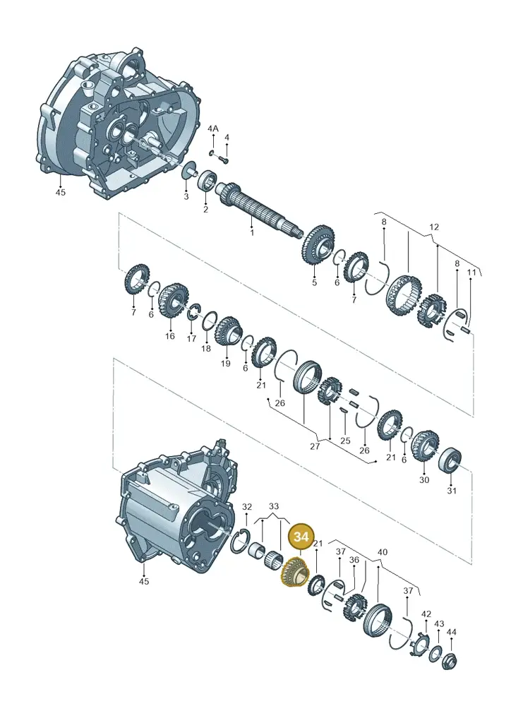 002311158C — Skoda FABIA/COMBI (1999-2004) diagram 225311200, position 34