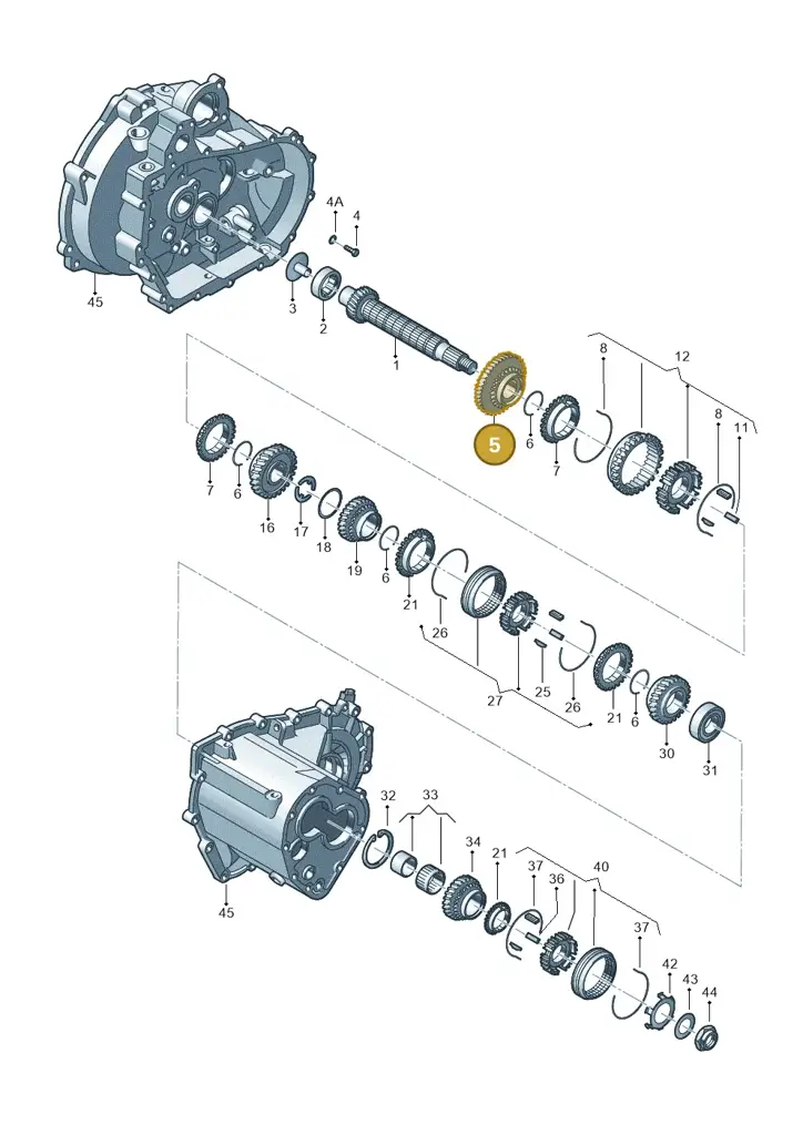 002311251C — Skoda OCTAVIA/COMBI/4X4 01> (2000-) diagram 231311200, position 5