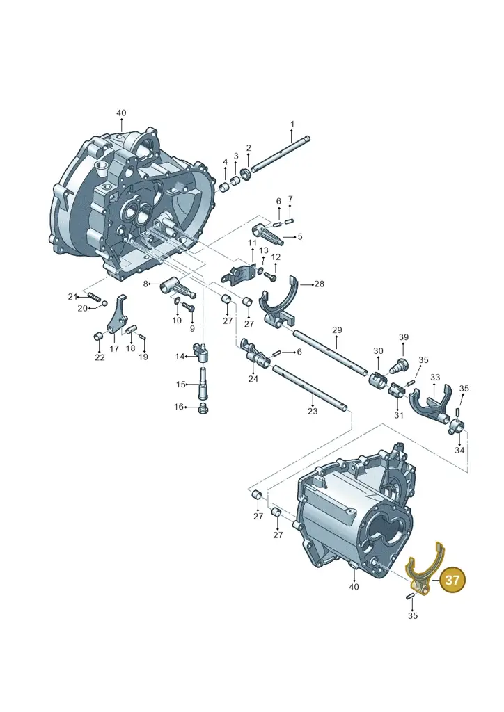 002311565 — Skoda OCTAVIA/COMBI/4X4 01> (2000-) diagram 231311800, position 37