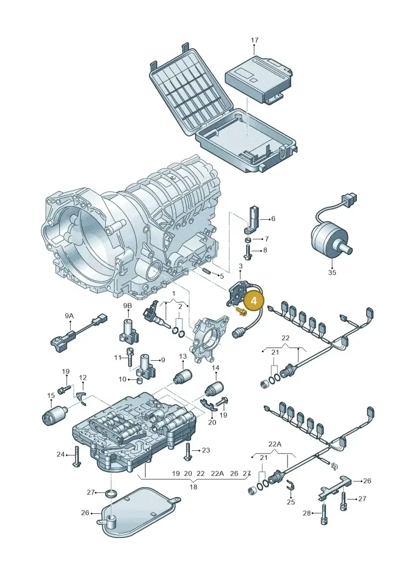 01V919838 — Skoda SUPERB                 02> (2001-) diagram 156927600, position 4