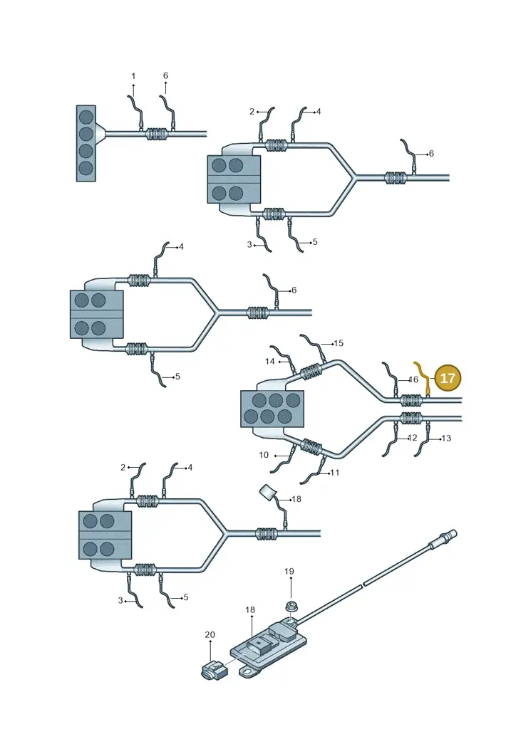 022906262BR — Skoda Superb (2013-2015) diagram 632906100, position 17