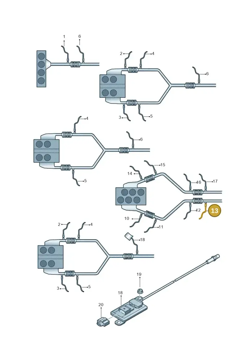 022906262BS — Skoda Superb (2013-2015) diagram 632906100, position 13