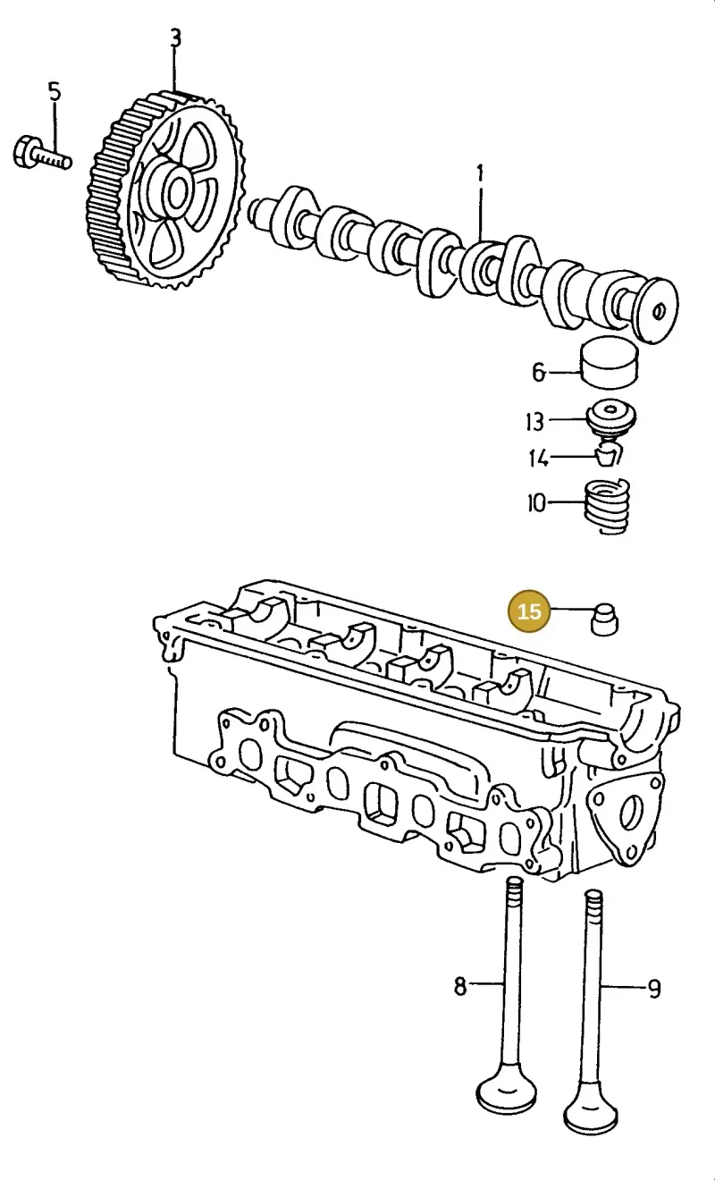 026109675 — Skoda PICK UP (1995-2001) diagram 101109050, position 15
