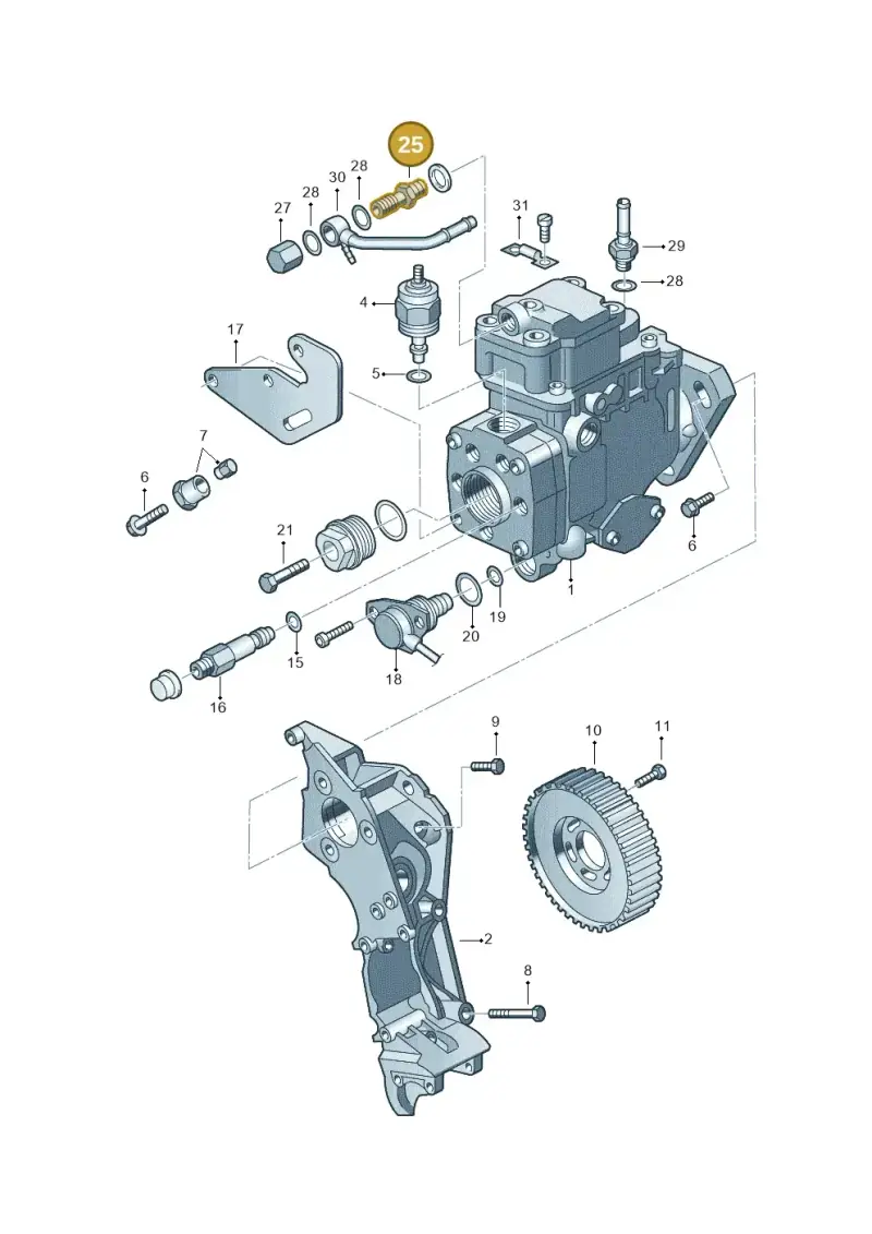 028130122B — Skoda FABIA/COMBI            05> (2004-) diagram 194130200, position 25