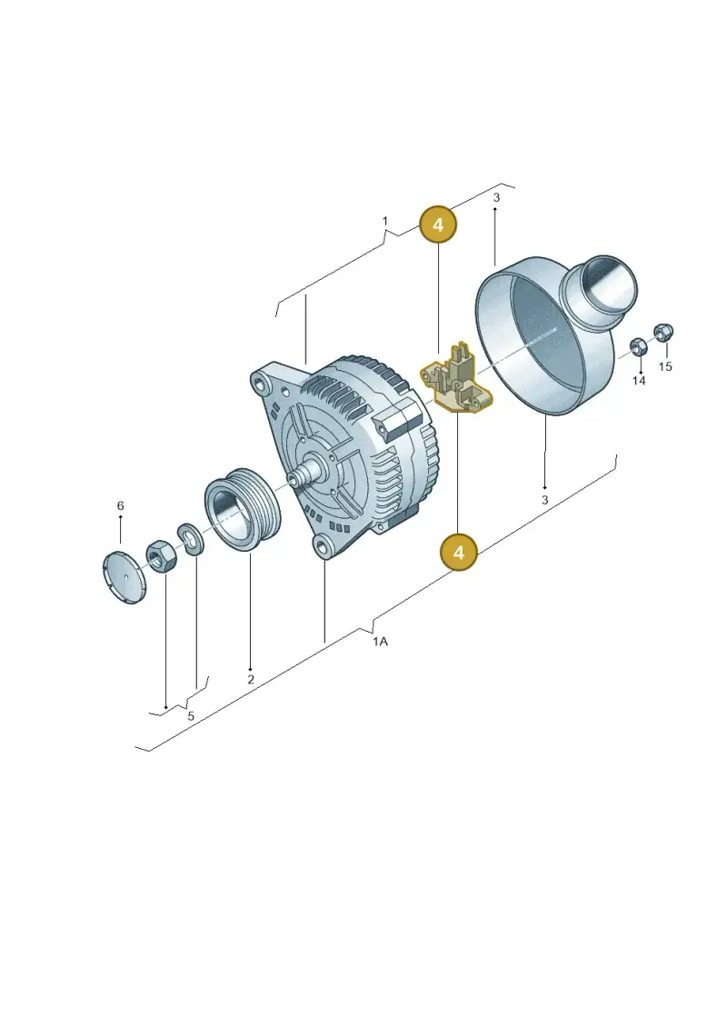 028903803DX — Skoda OCTAVIA/COMBI/4X4 (1996-2000) diagram 118903150, position 4