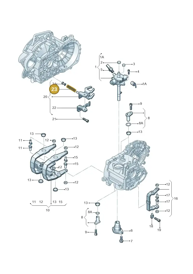 02A311548A — Skoda Yeti (2013-2017) diagram 767311910, position 23