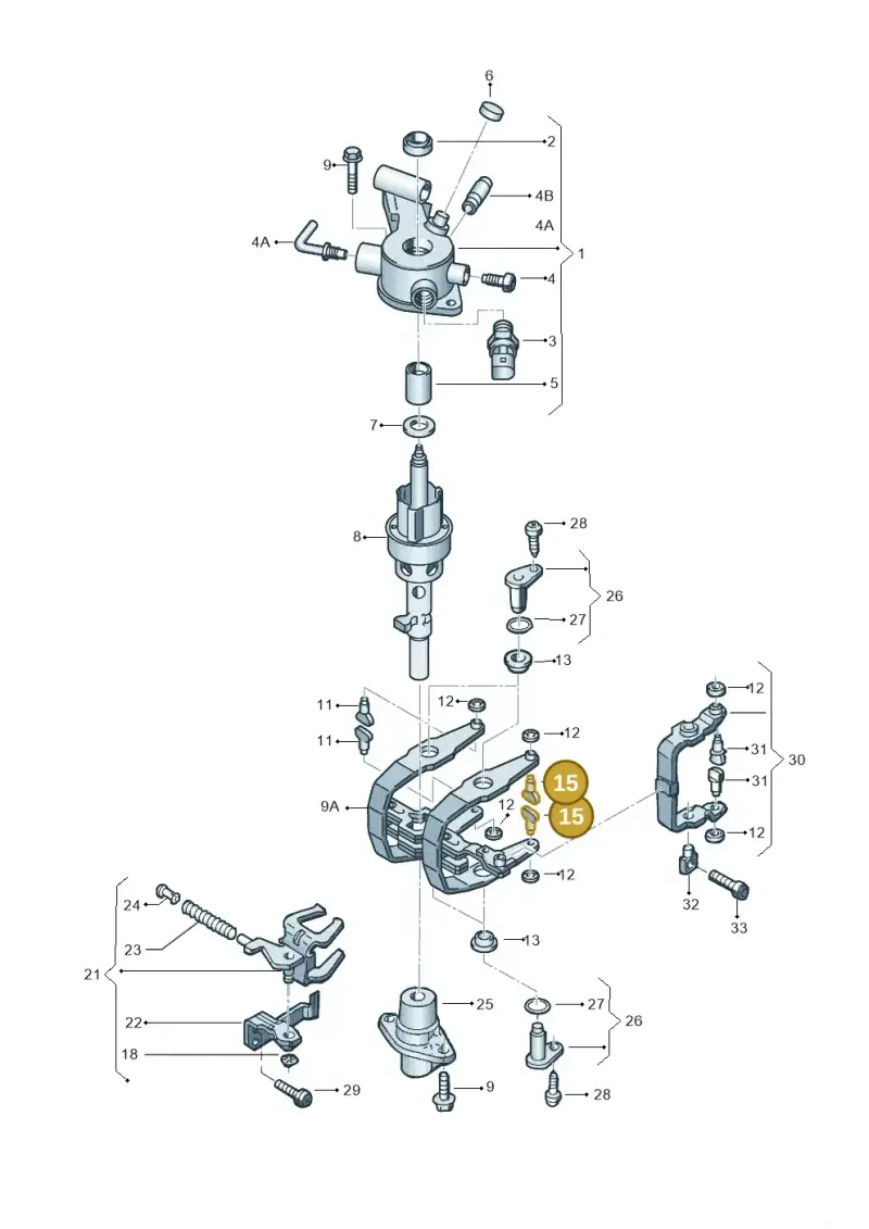 02A311585J — Skoda ROOMSTER               06> (2006-) diagram 266311900, position 15