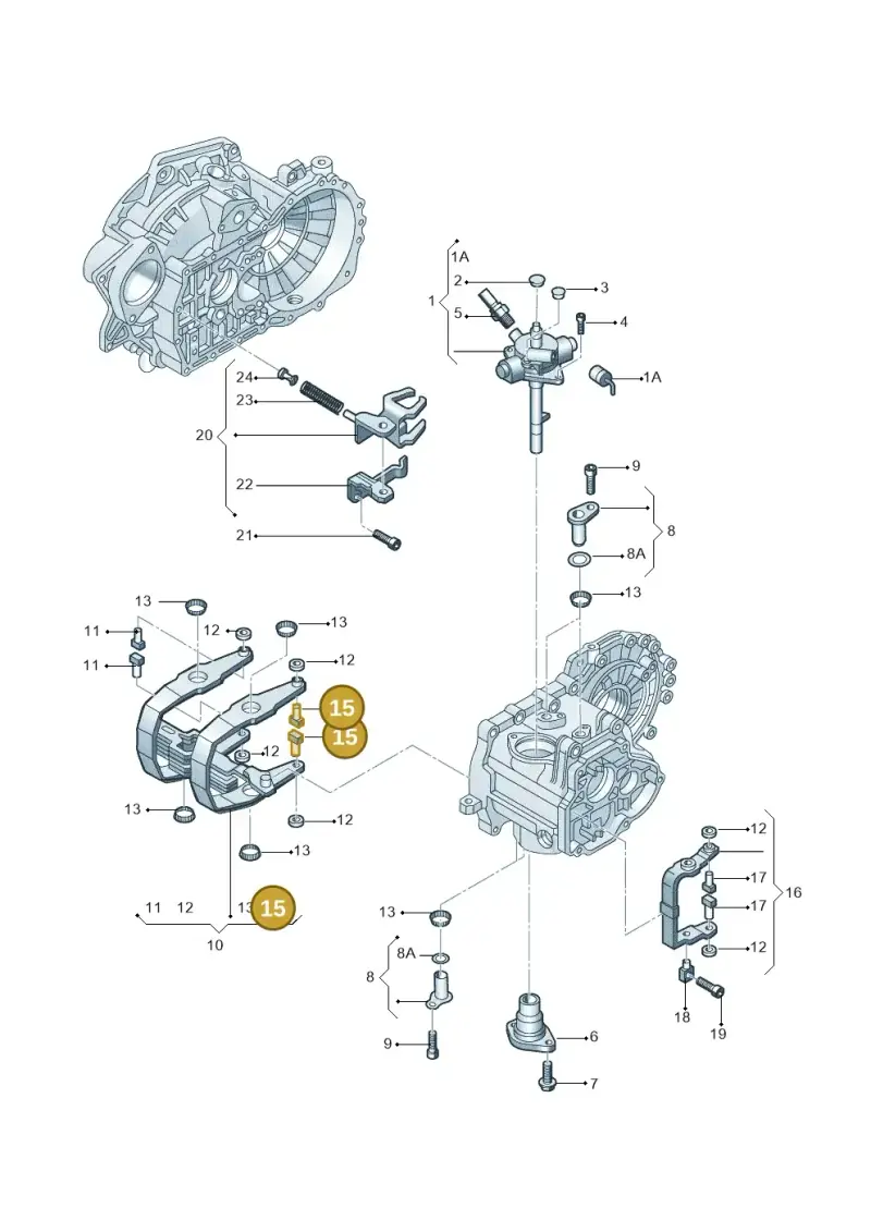 02A311585J — Skoda Yeti (2013-2017) diagram 767311910, position 15
