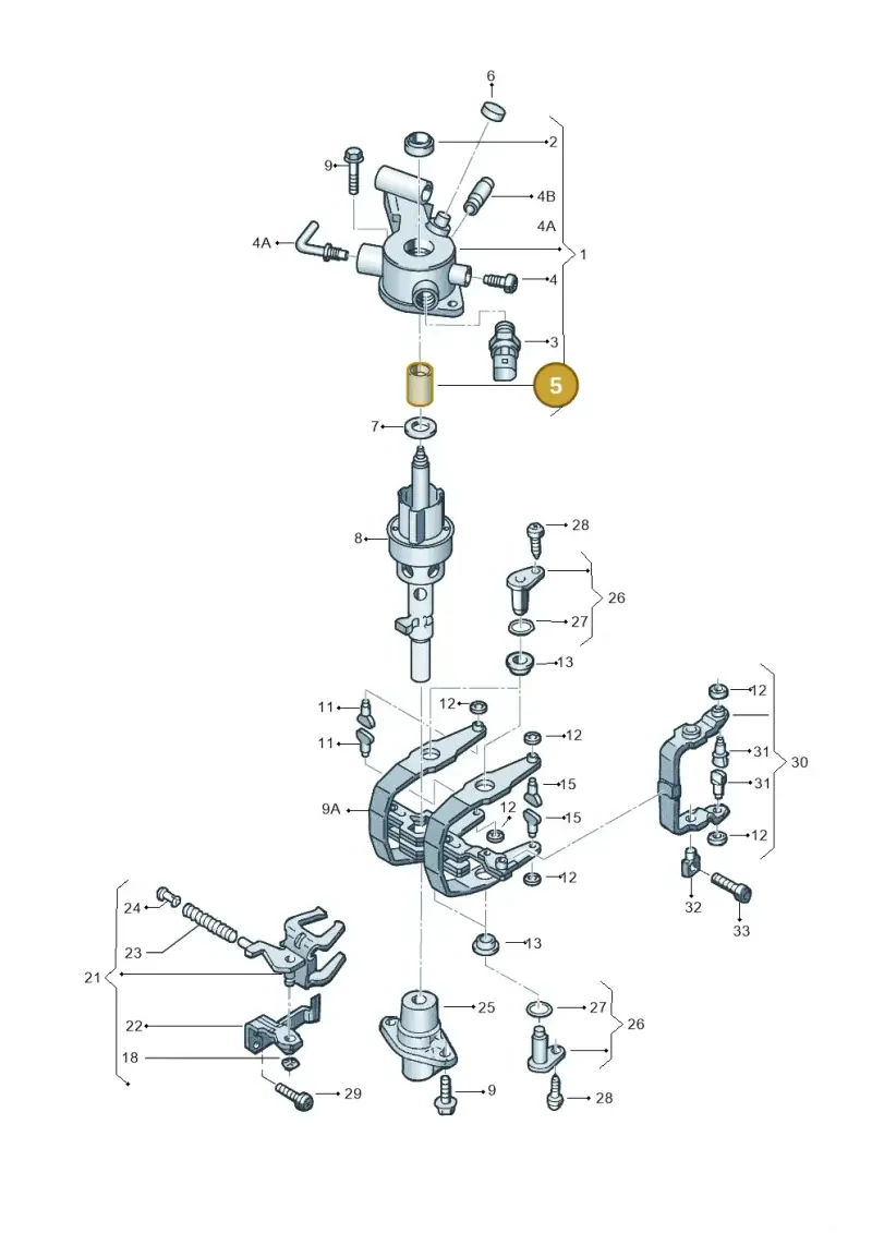 02A311648C — Skoda ROOMSTER               06> (2006-) diagram 266311900, position 5