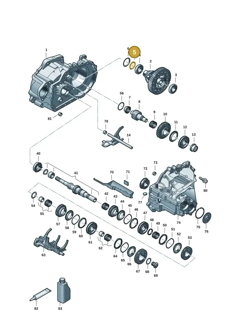 02B409210M — Skoda Kamiq (2019-) diagram 2ga311150, position 5