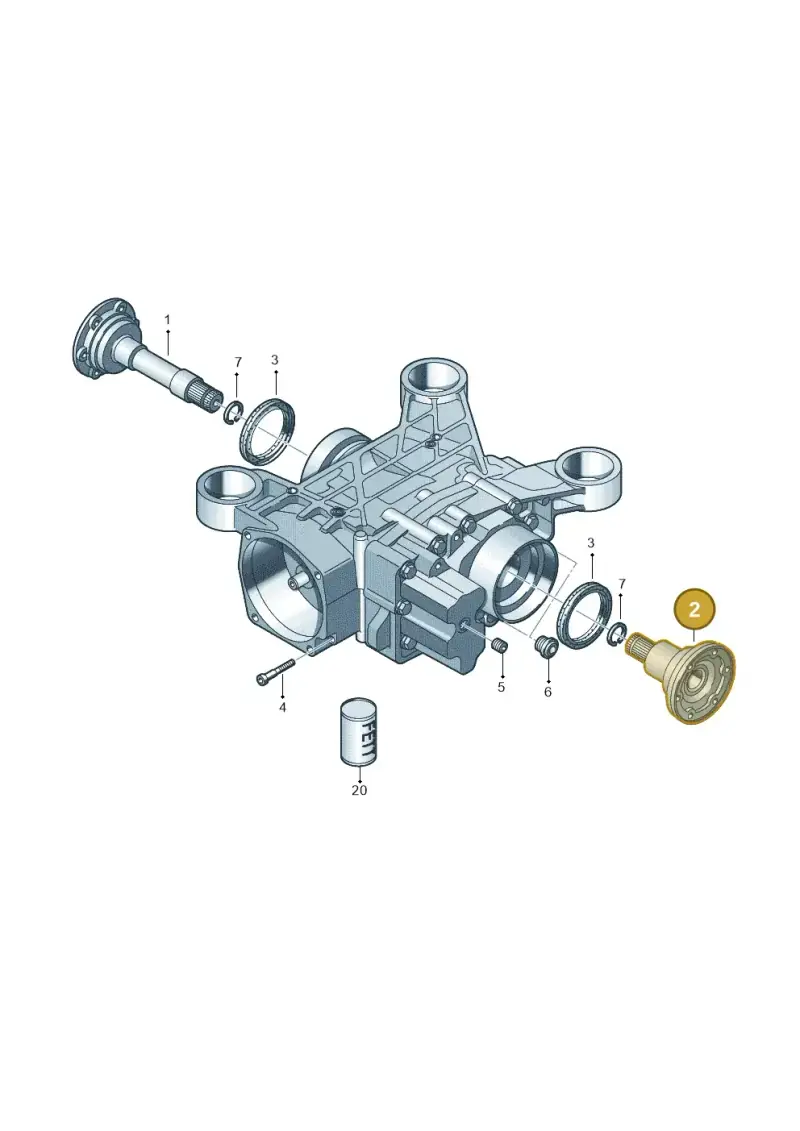 02D525355B — Skoda Yeti (2013-2017) diagram 412525120, position 2