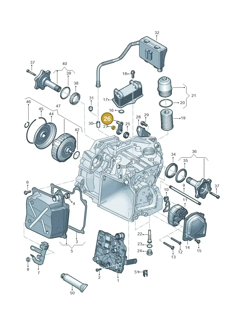 02E321171D — Skoda Karoq (2017-2022) diagram 884321600, position 26