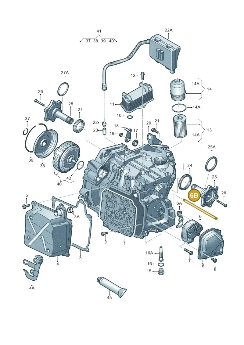 02E323561C — Skoda Octavia (2017-2020) diagram 746321650, position 6B
