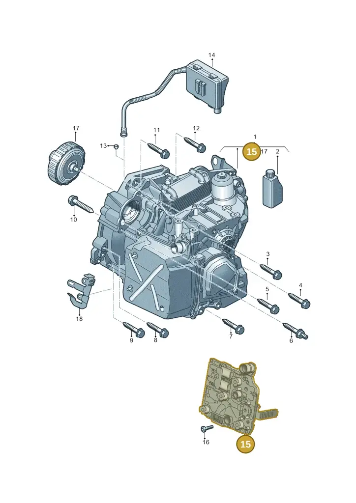 02E325025ASZ76 — Skoda Karoq (2017-2022) diagram 827355010, position 15