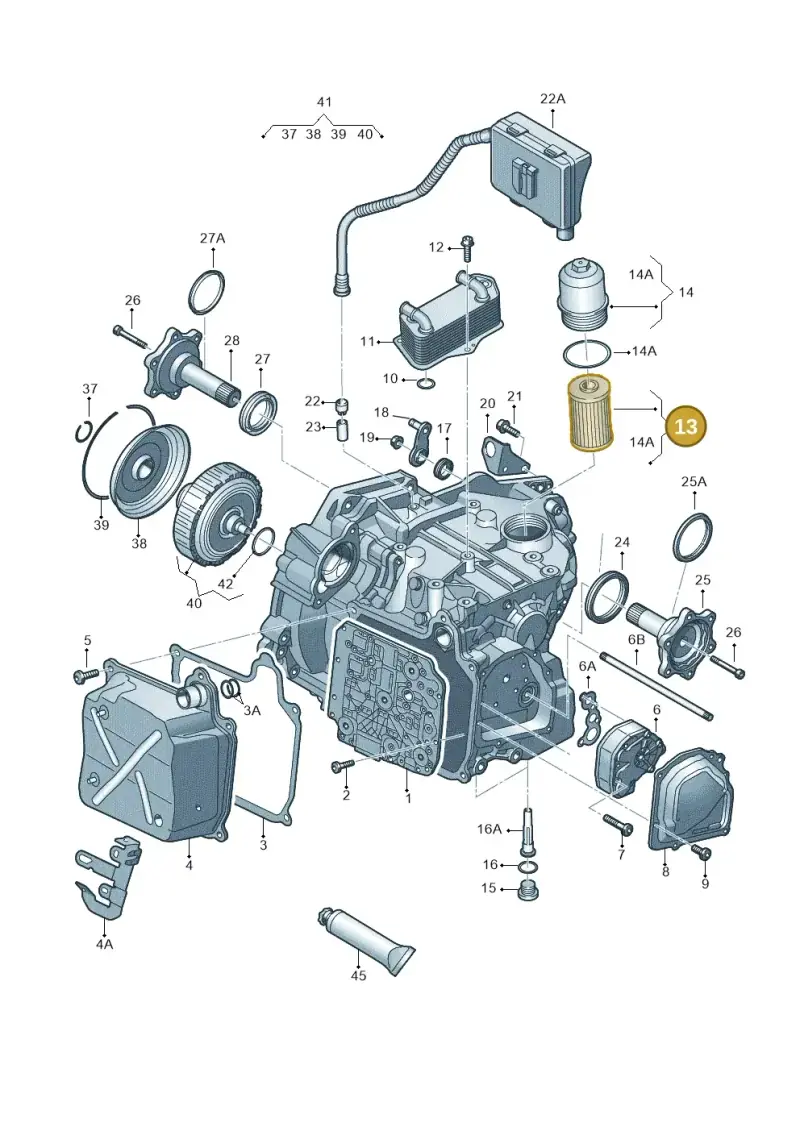 02E398051 — Skoda Octavia (2017-2020) diagram 746321650, position 13
