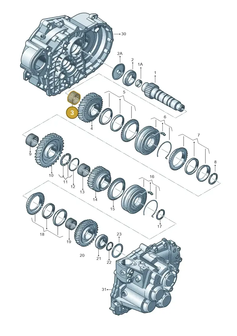 02F311265 — Skoda Octavia (2019-2024) diagram 694311430, position 3