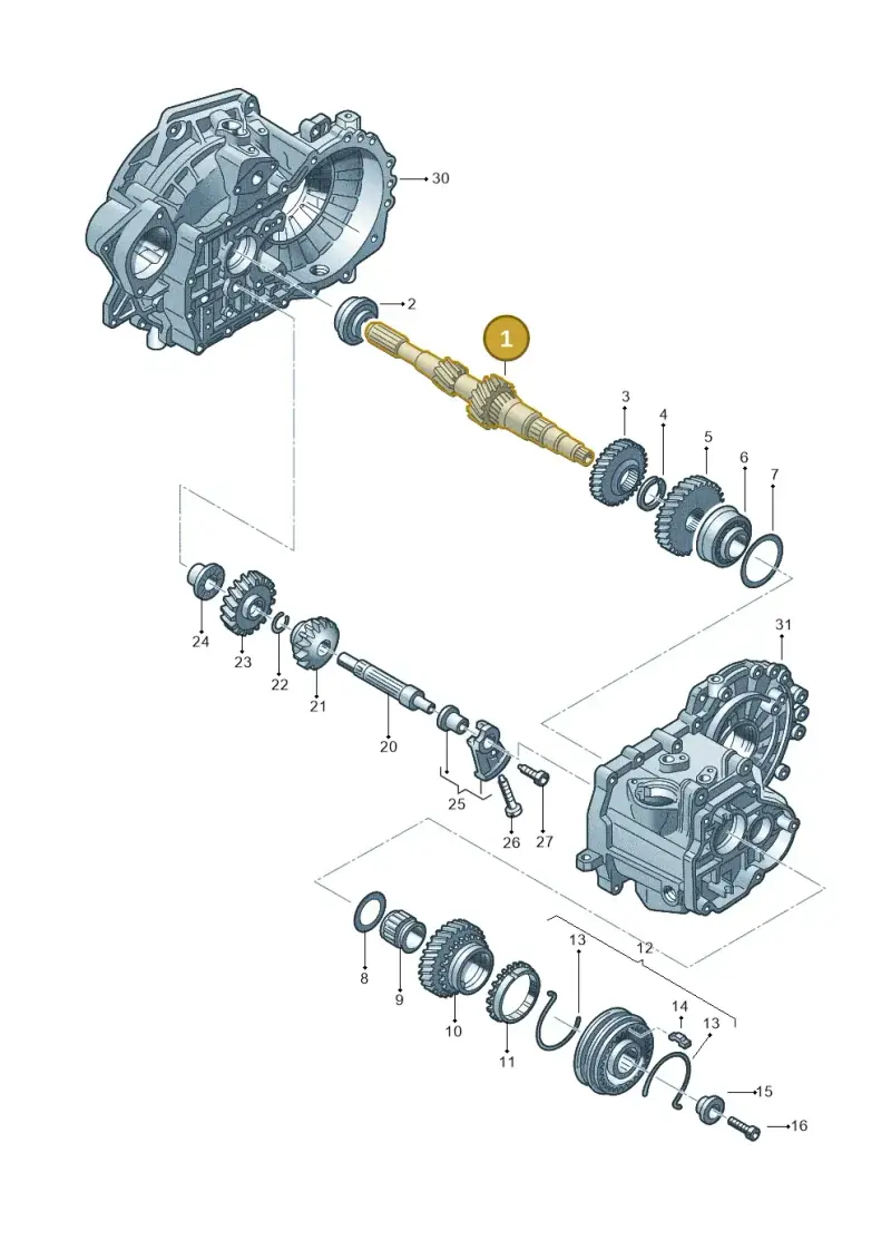 02J311103C — Skoda Rapid (2012-2022) diagram 201311390, position 1