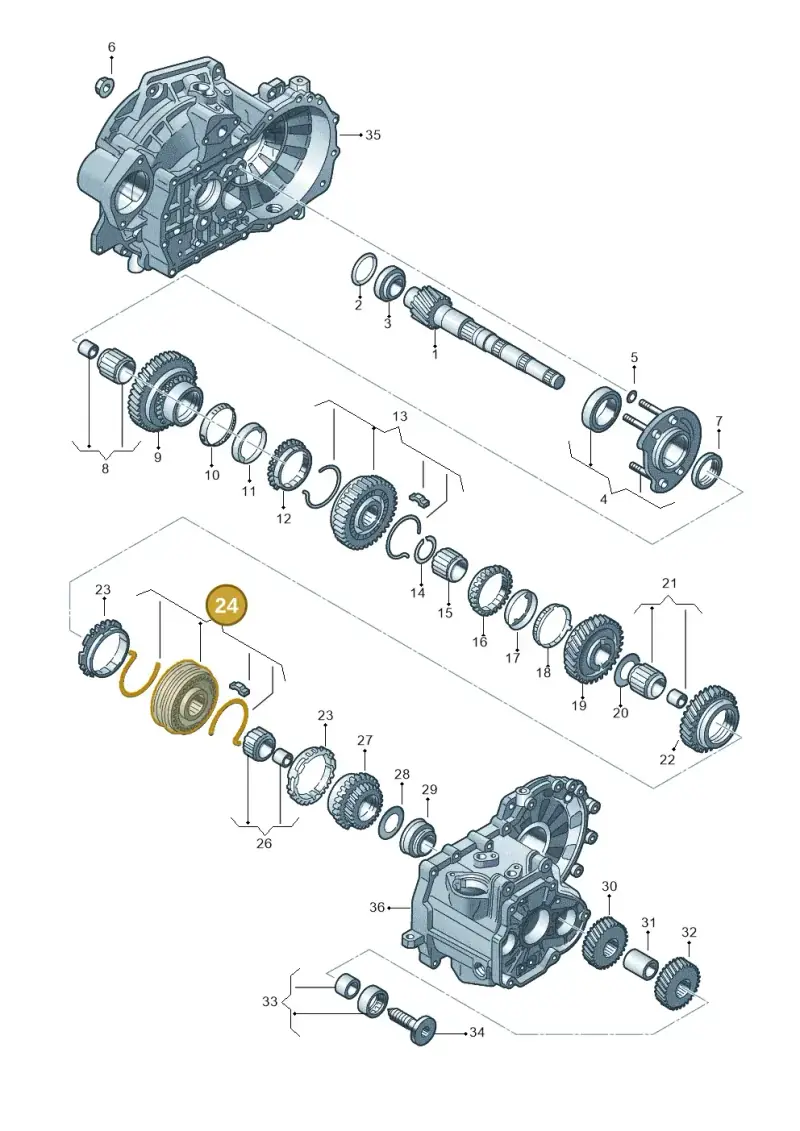 02J311301N — Skoda Karoq (2017-2022) diagram 746311300, position 24