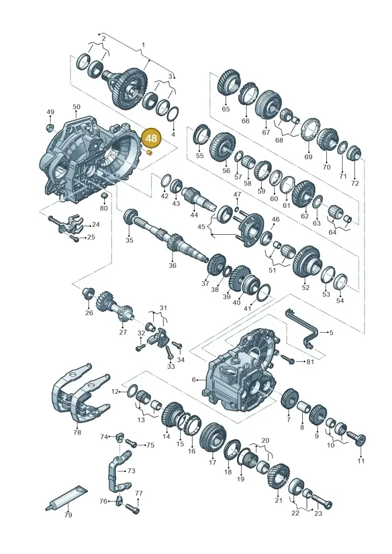 02M301153A — Skoda Kamiq (2019-) diagram 2gk300352, position 48