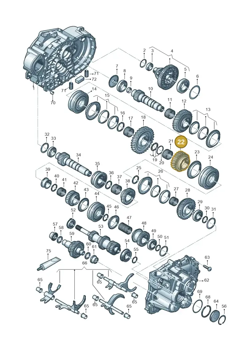 02M311145BE — Skoda Octavia (2019-2024) diagram 813300552, position 22