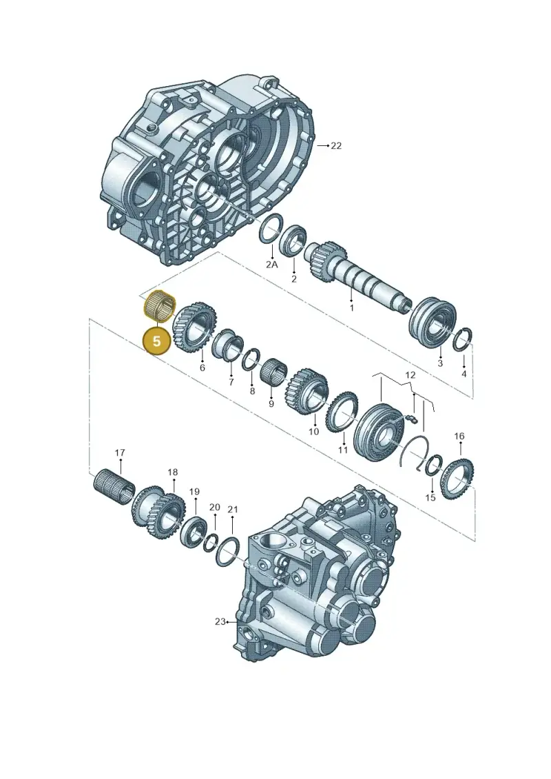 02M311432 — Skoda Kodiaq (2018-2022) diagram 694311440, position 5