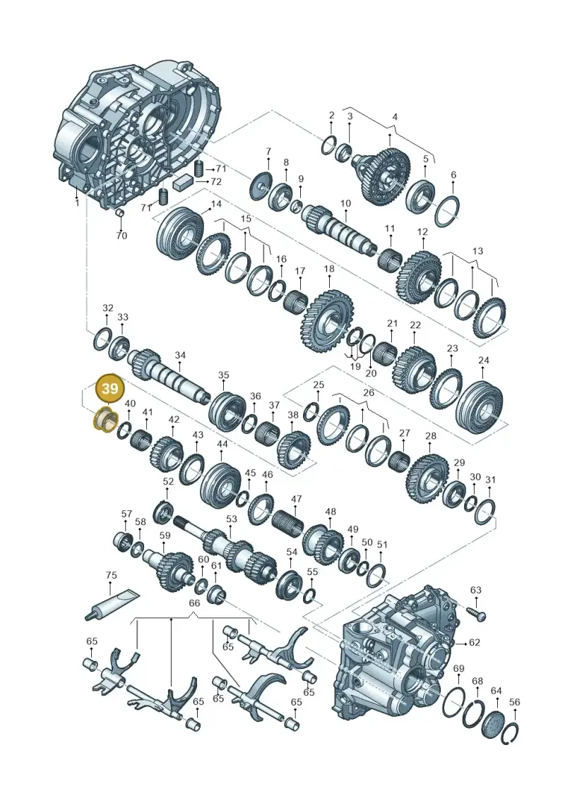 02M311470A — Skoda Octavia (2019-2024) diagram 813300552, position 39
