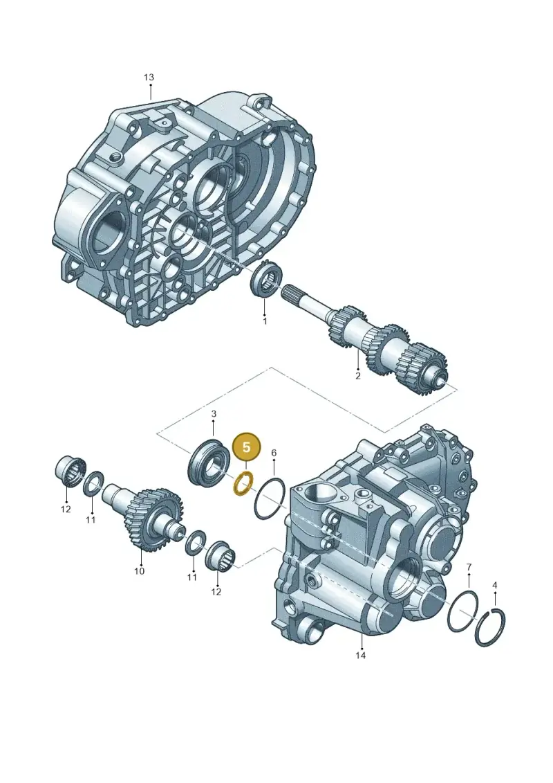 02M398008 — Skoda Octavia (2019-2024) diagram 694311420, position 5