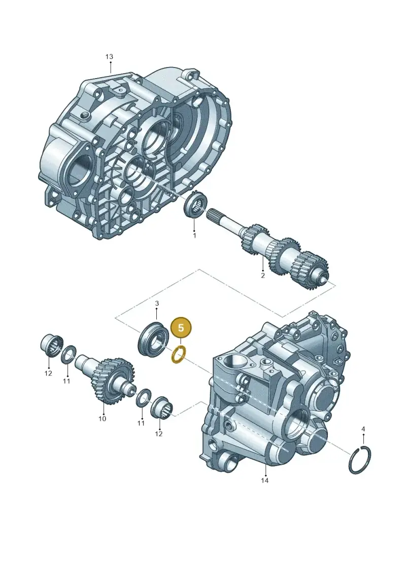 02M398008 — Skoda Kodiaq (2018-2022) diagram 868311420, position 5