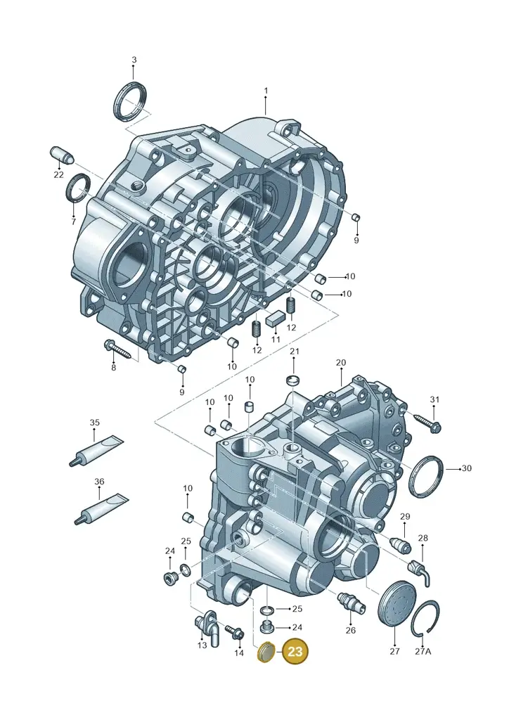 02Q301211 — Skoda Kodiaq (2018-2022) diagram 868301450, position 23
