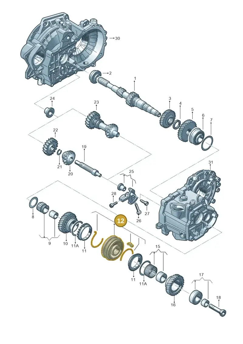 02S311241F — Skoda Karoq (2017-2022) diagram 746311310, position 12