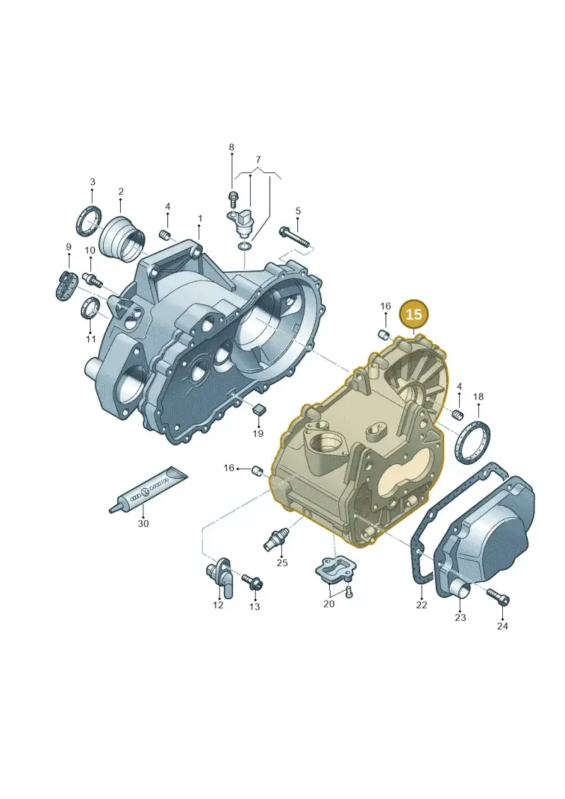 02T301103AE — Skoda Rapid (2012-2022) diagram 740301360, position 15