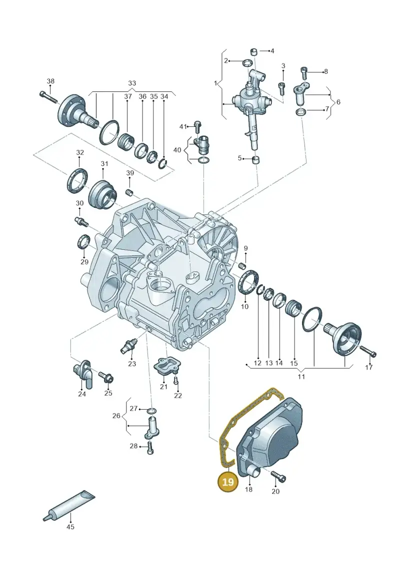 02T301215A — Skoda Fabia (2021-) diagram 495300100, position 19