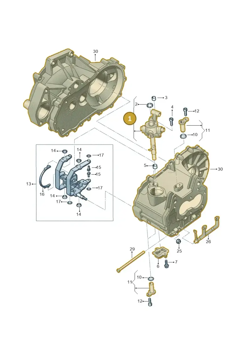 02T301230J — Skoda Rapid (2012-2022) diagram 461311840, position 1