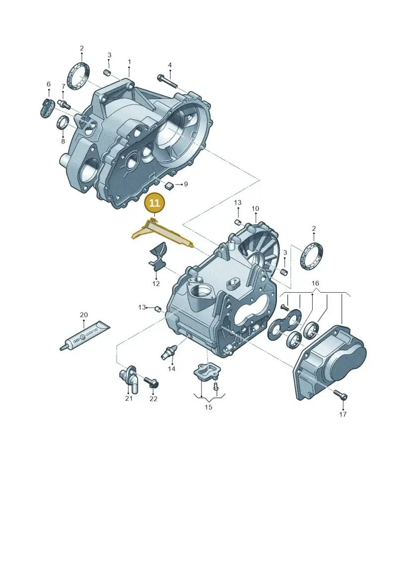 02T301279 — Skoda Yeti (2013-2017) diagram 729301370, position 11