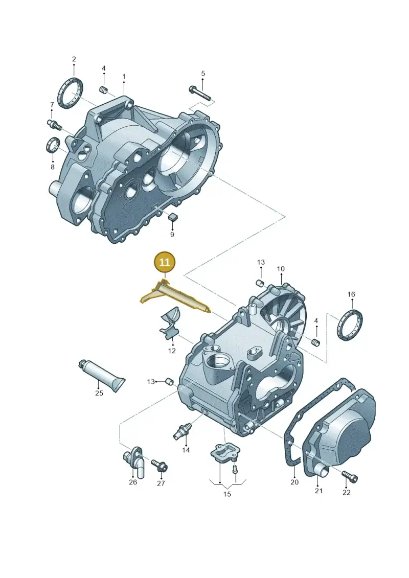 02T301279 — Skoda Octavia (2012-2017) diagram 746301300, position 11