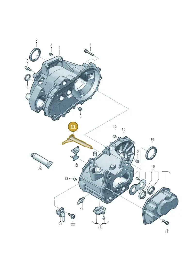 02T301279A — Skoda Octavia (2019-2024) diagram 746301400, position 11