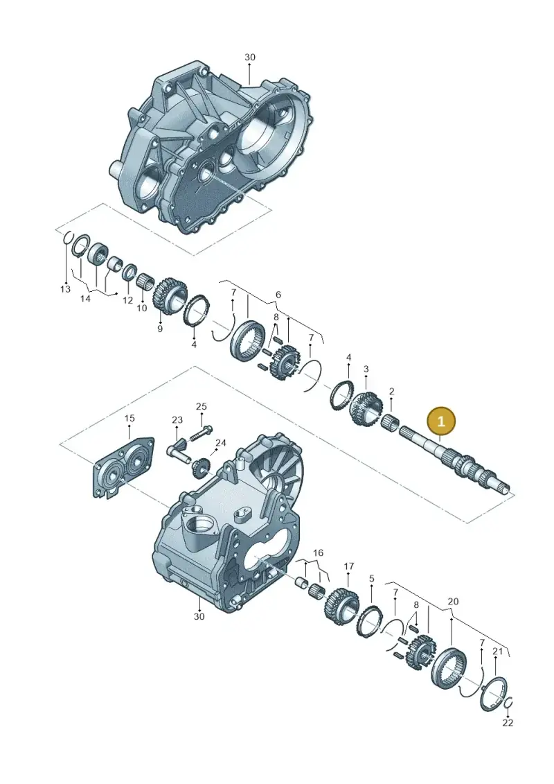 02T311103AD — Skoda Yeti (2013-2017) diagram 459311330, position 1