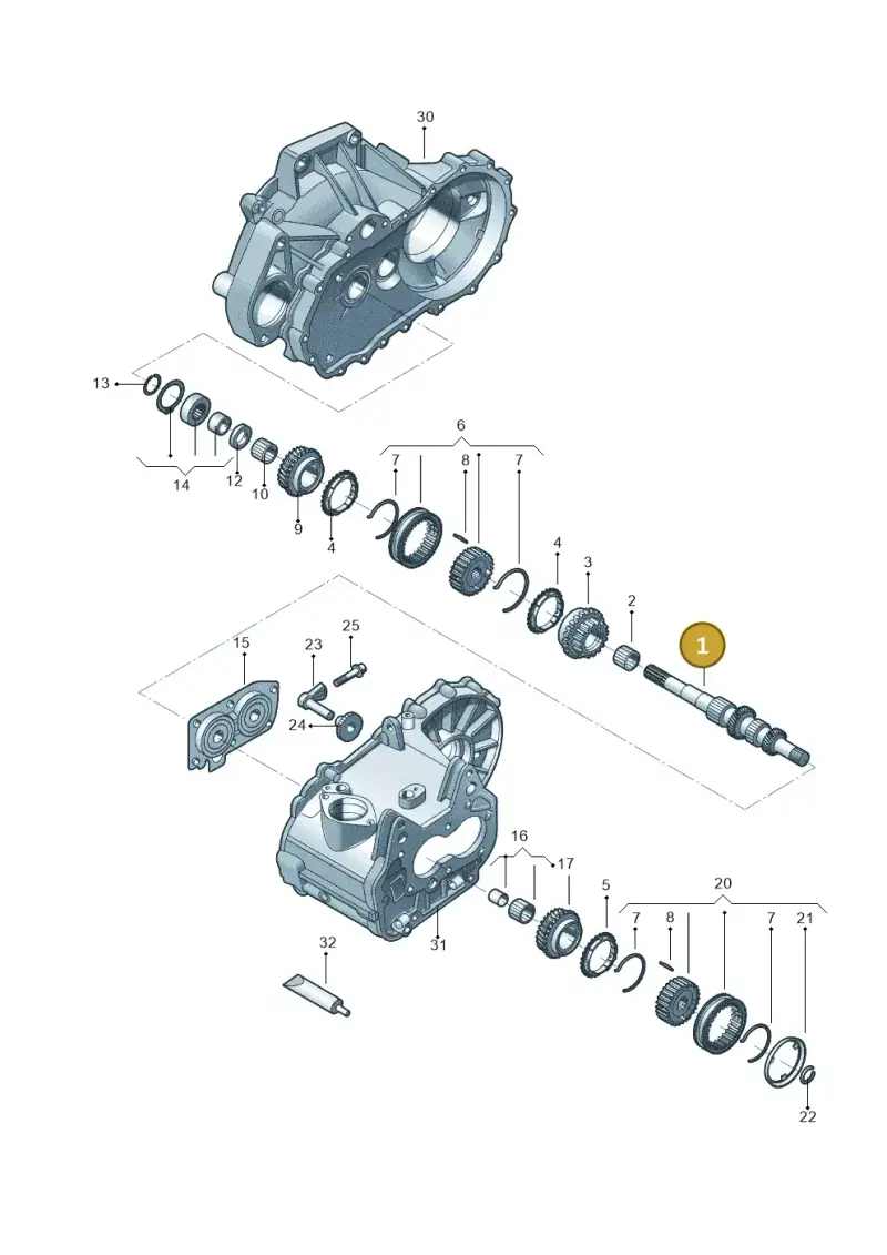 02T311103AD — Skoda Yeti (2013-2017) diagram 876311330, position 1
