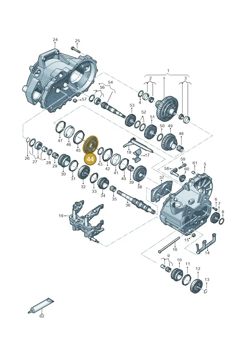 02T311239J — Skoda Fabia (2021-) diagram 827305060, position 44