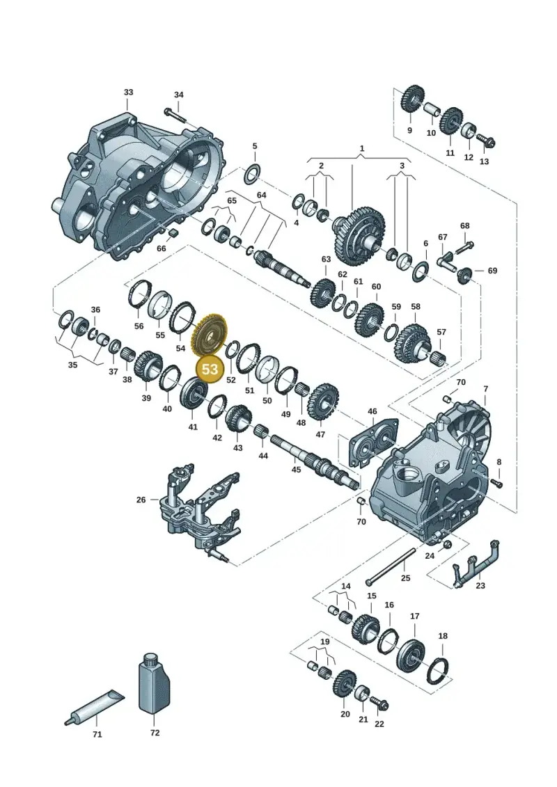 02T311239K — Skoda Kushaq (2021-) diagram 62a305040, position 53