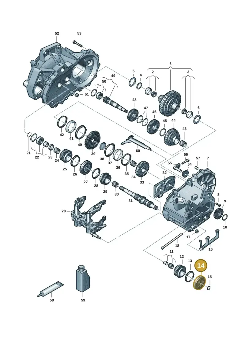 02T311241F — Skoda Kamiq (2019-) diagram 62a305030, position 14