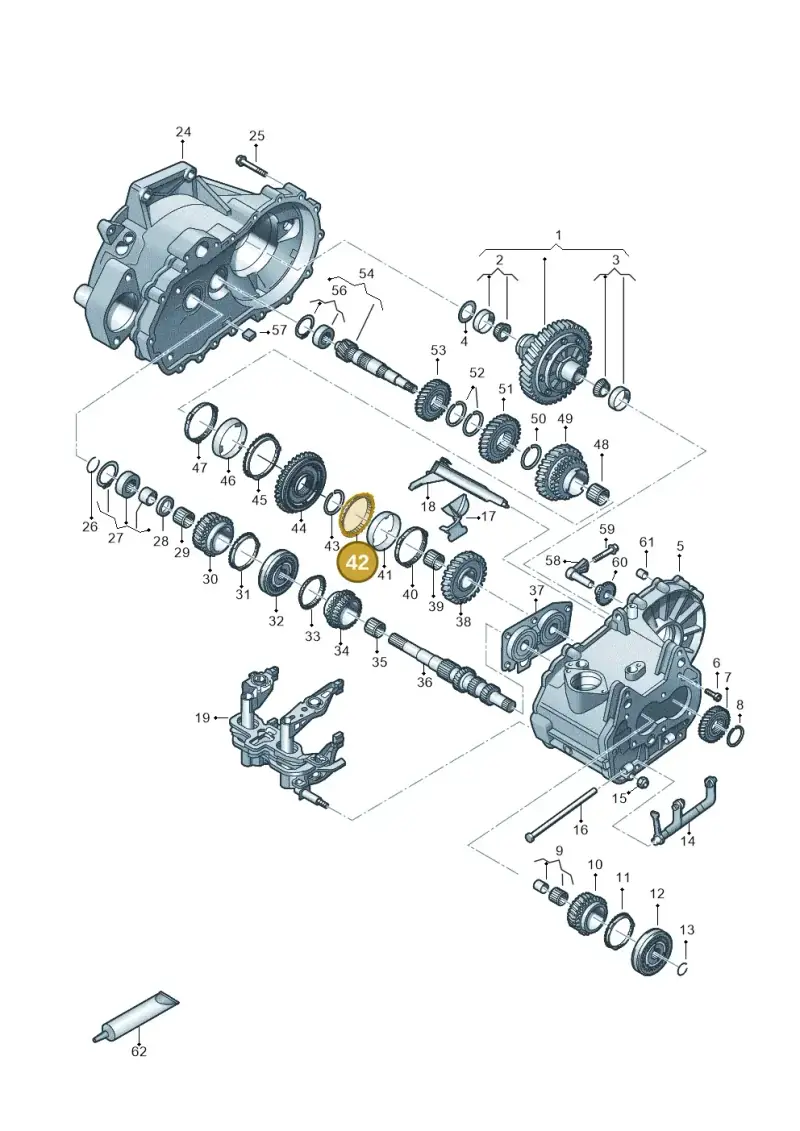 02T311247D — Skoda Fabia (2021-) diagram 827305060, position 42