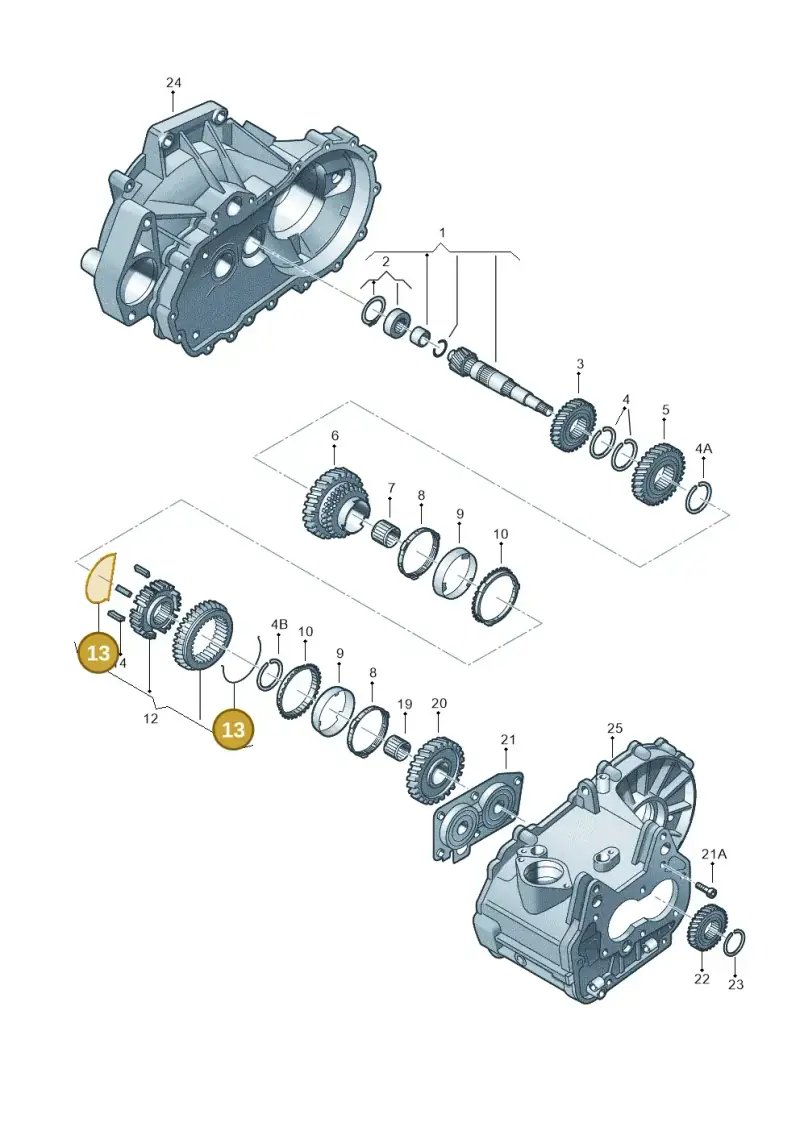 02T311249A — Skoda Octavia (2017-2020) diagram 746311090, position 13