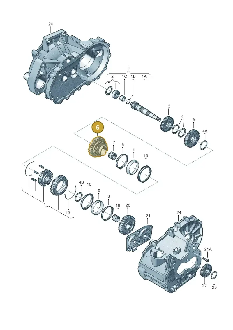 02T311261K — Skoda Yeti (2013-2017) diagram 225311320, position 6