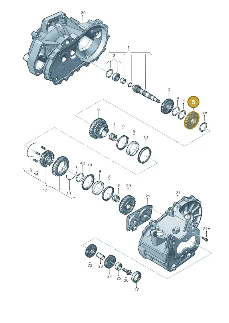 02T311285AA — Skoda Fabia (2014-2022) diagram 746311200, position 5