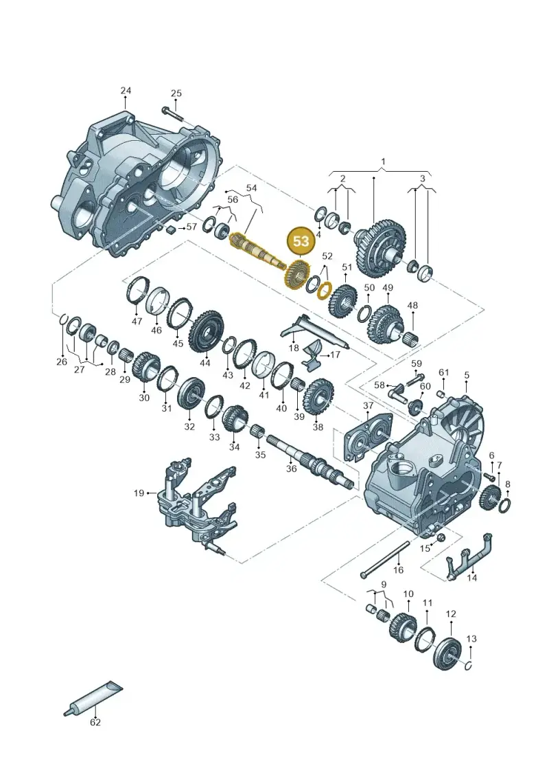 02T311351F — Skoda Fabia (2014-2022) diagram 827305060, position 53