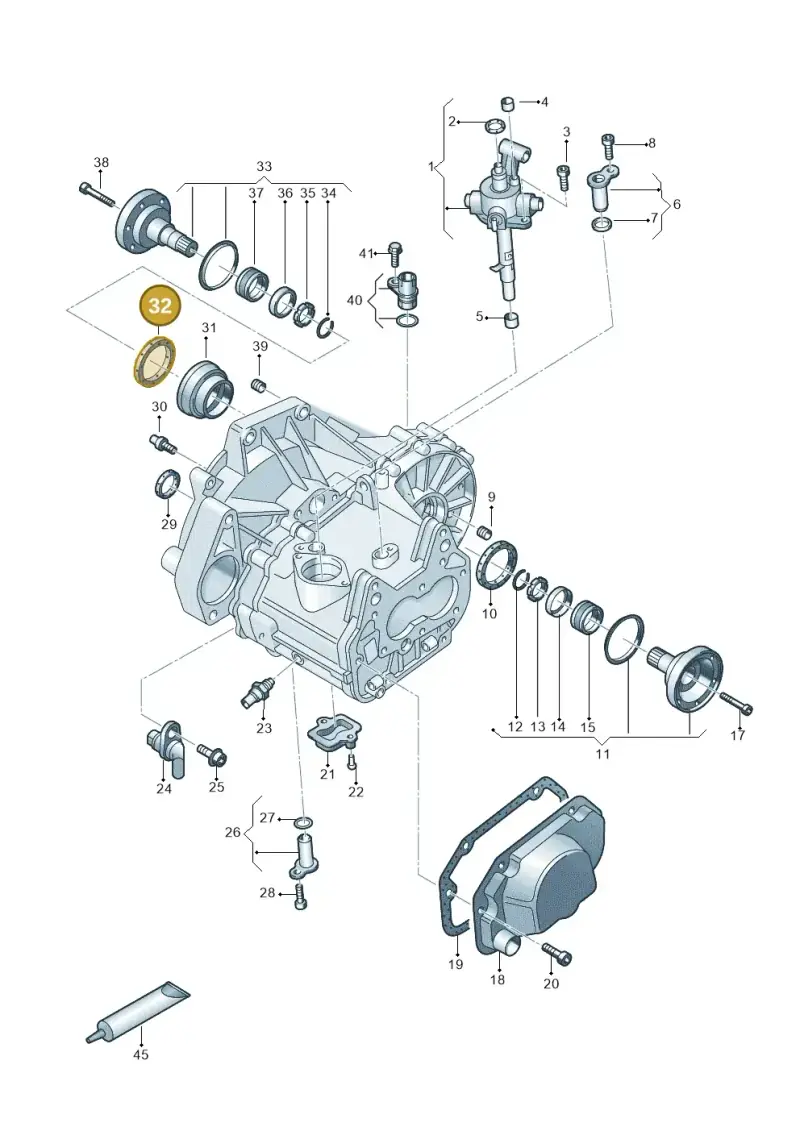 02T409189K — Skoda Fabia (2021-) diagram 495300100, position 32