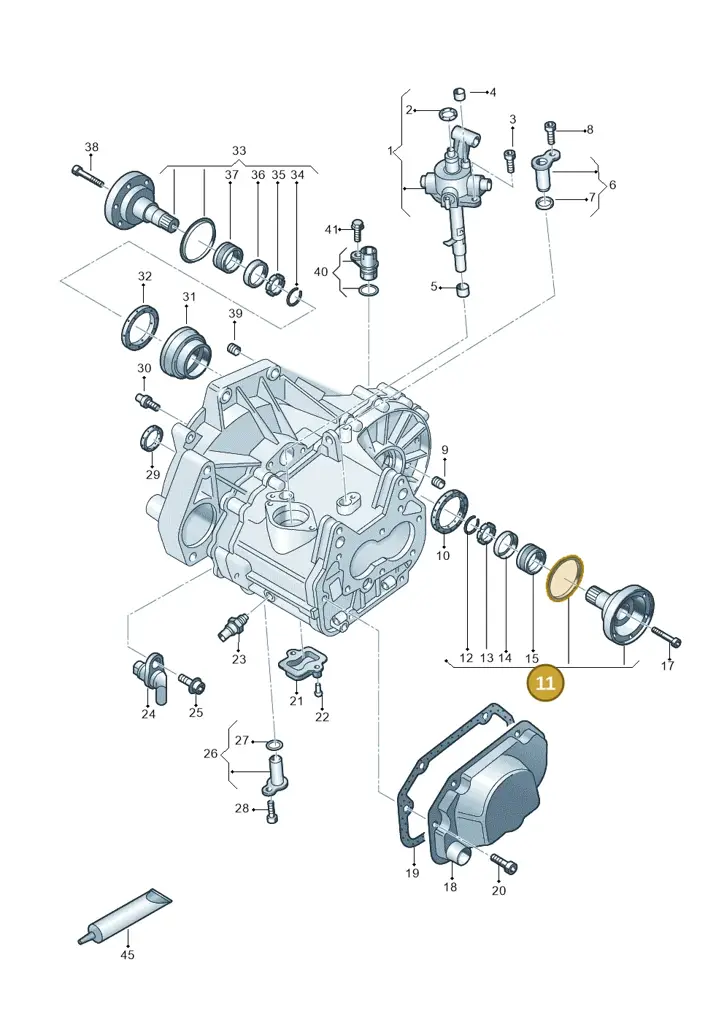 02T409343E — Skoda Fabia (2021-) diagram 495300100, position 11