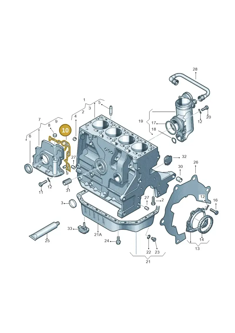 032103161K — Skoda Roomster (2010-2015) diagram 269103000, position 10