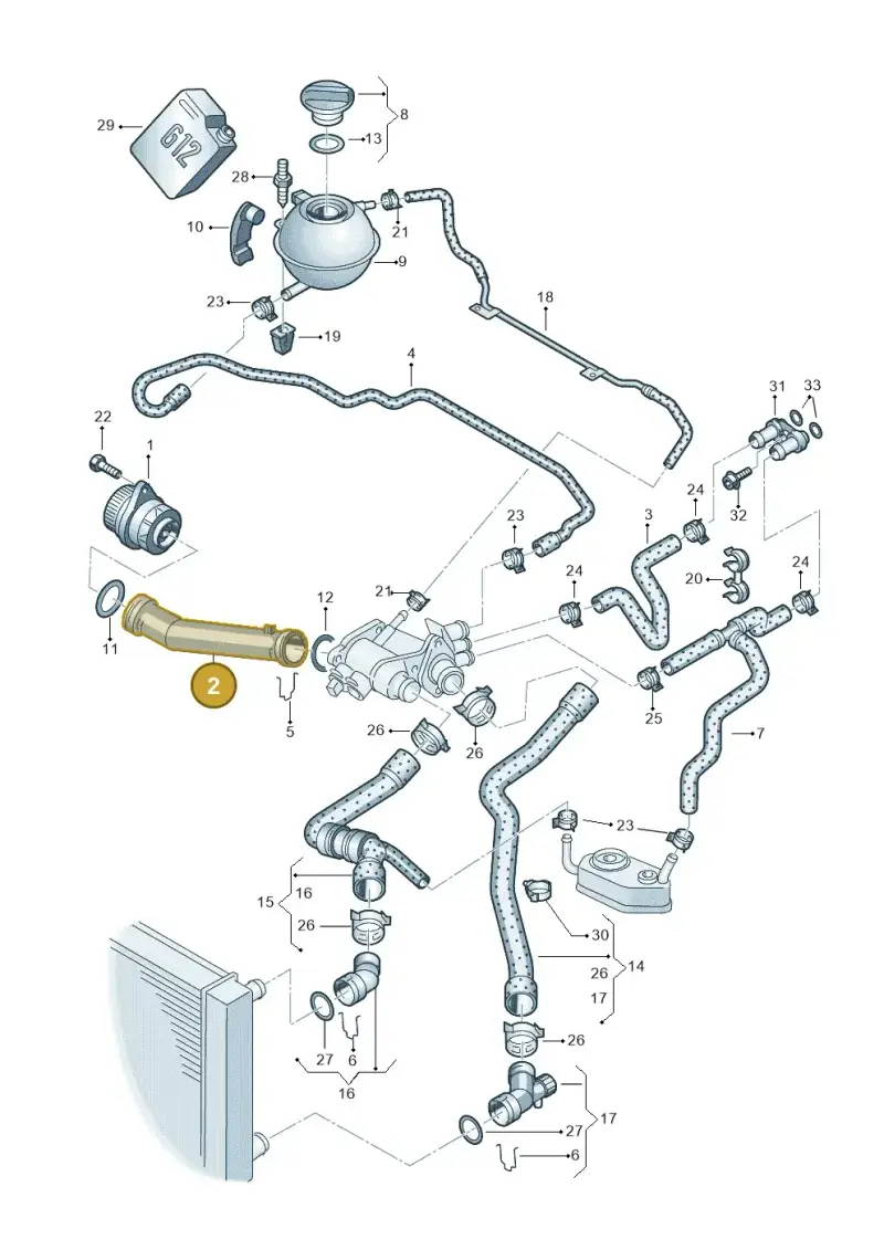 032121065D — Skoda FABIA/COMBI            05> (2004-) diagram 253121250, position 2